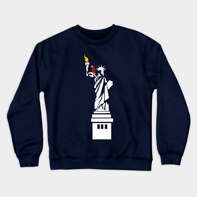 Walking the Parrot Crewneck Sweatshirt by JustinParadisDesigns